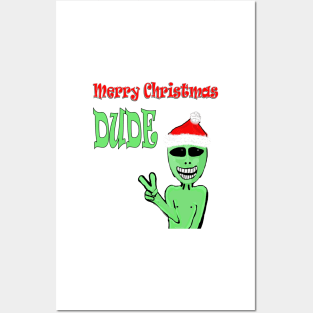 Merry Christmas Dude Posters and Art